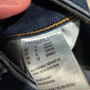 American Eagle Outfitters Blue Ankle Jeans